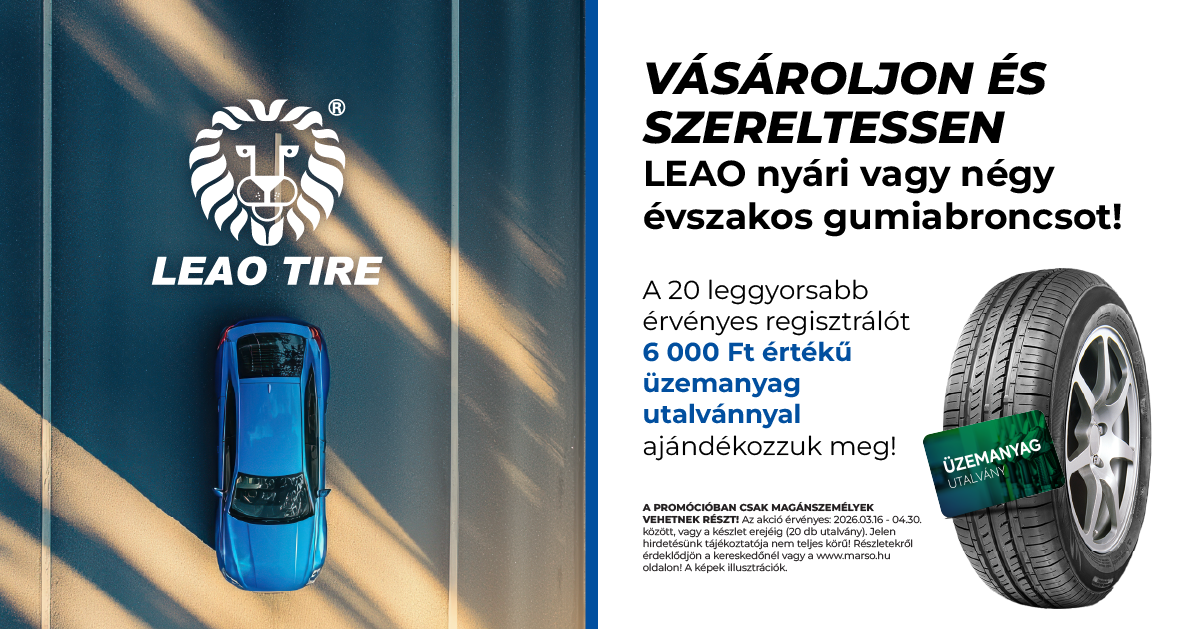 LEAO promo 2026 ny&aacute;r