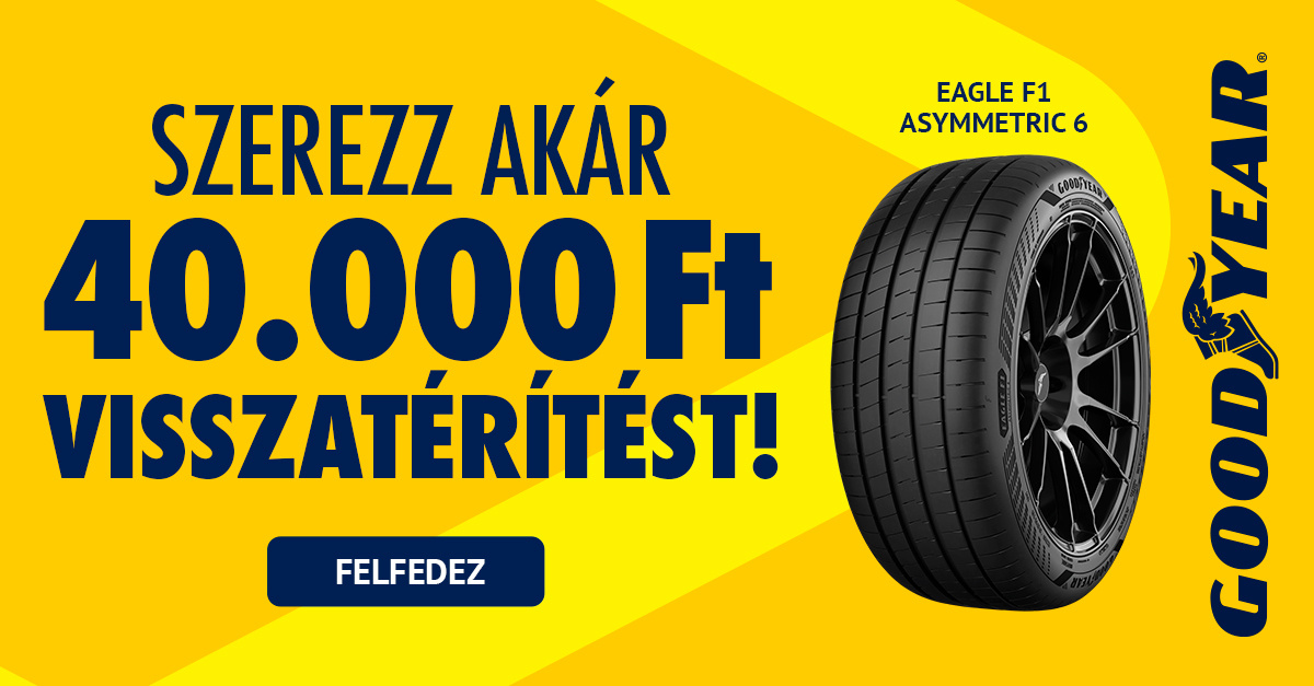 Goodyear promo 2026 ny&aacute;r